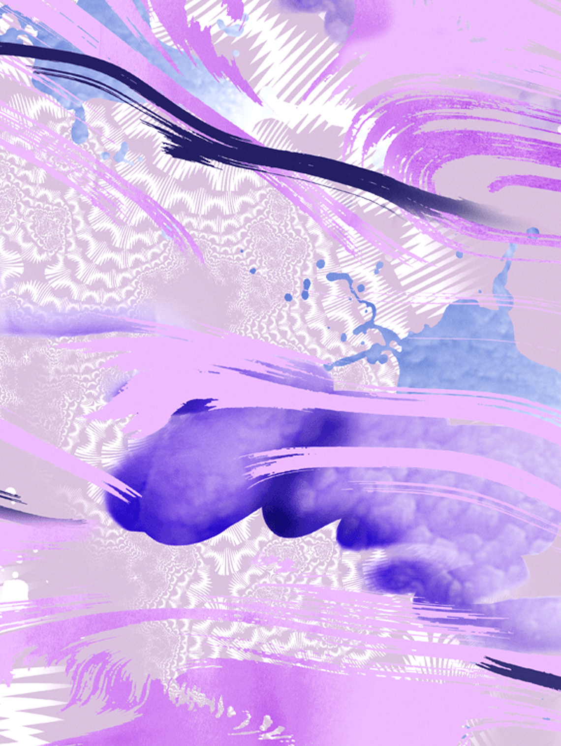 blueberries cream flavour pattern 