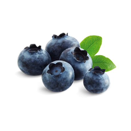 blueberries and cream